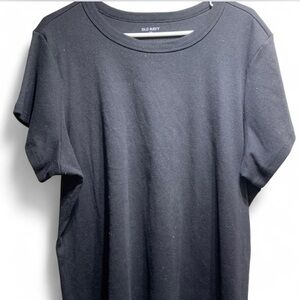 Old Navy Charcoal Ribbed Tee